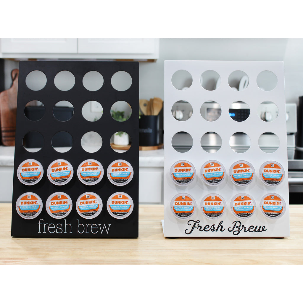 Black Enamelware Coffee Pod Stand - sh2210ah1