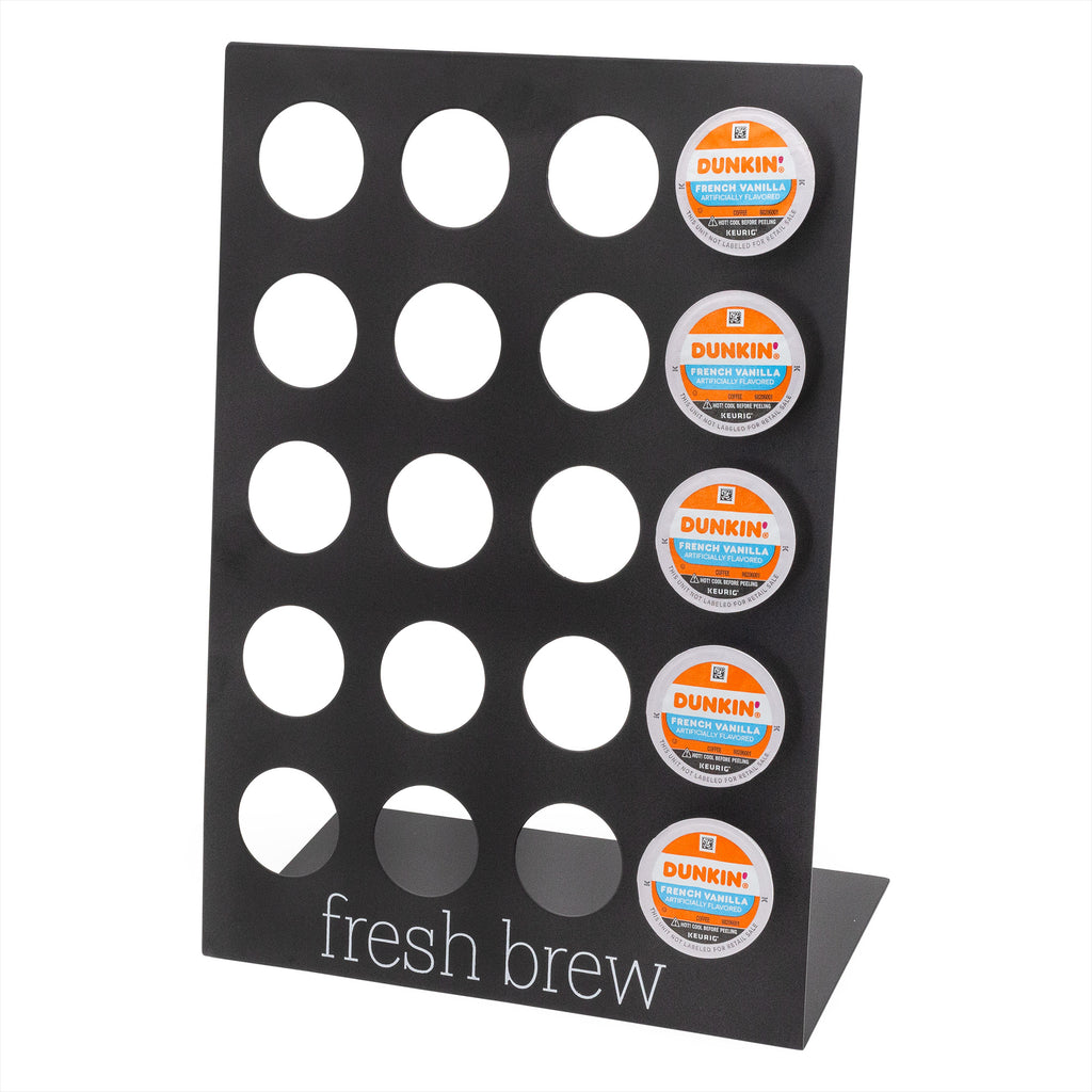 Contemporary Coffee Pod Stand (Black, Case of 8) - 8X_SH_2210_CASE