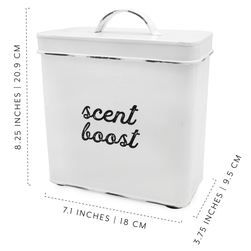 Laundry Scent Booster Storage Container (White, Case of 12) - SH_2212_CASE