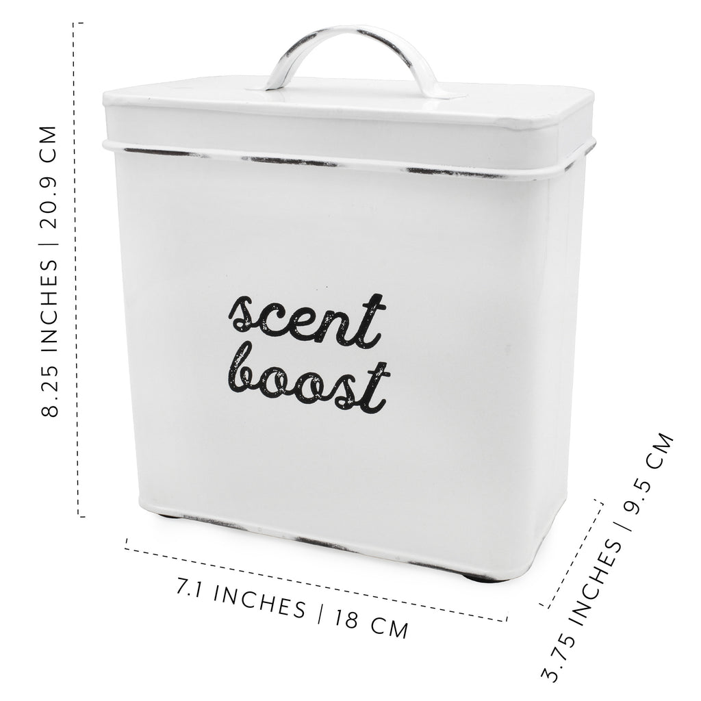 Laundry Scent Booster Storage Container (White, Case of 12) - 12X_SH_2212_CASE