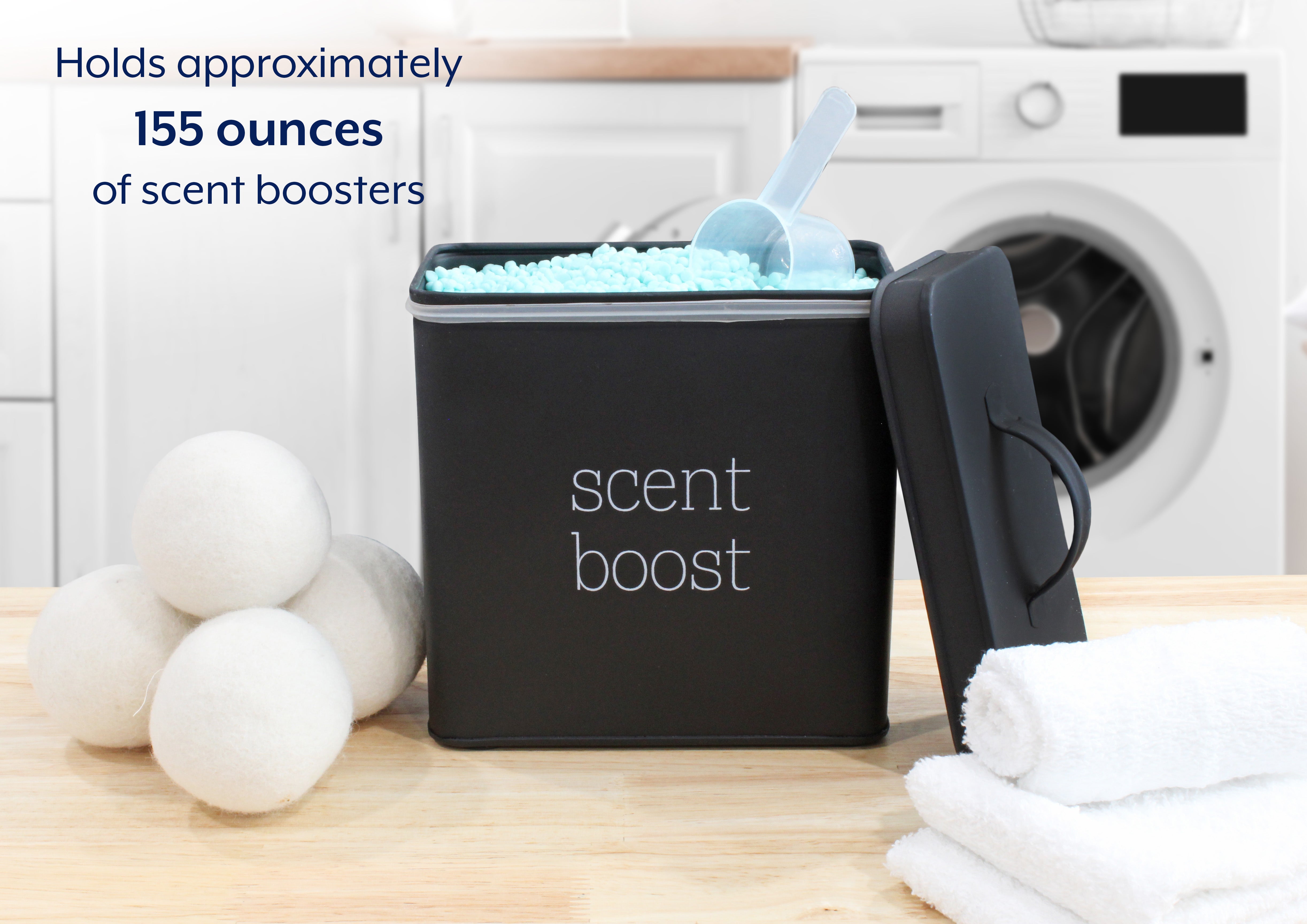 Laundry Scent Booster Storage Container (Black, Case of 12) – Kurated Korner