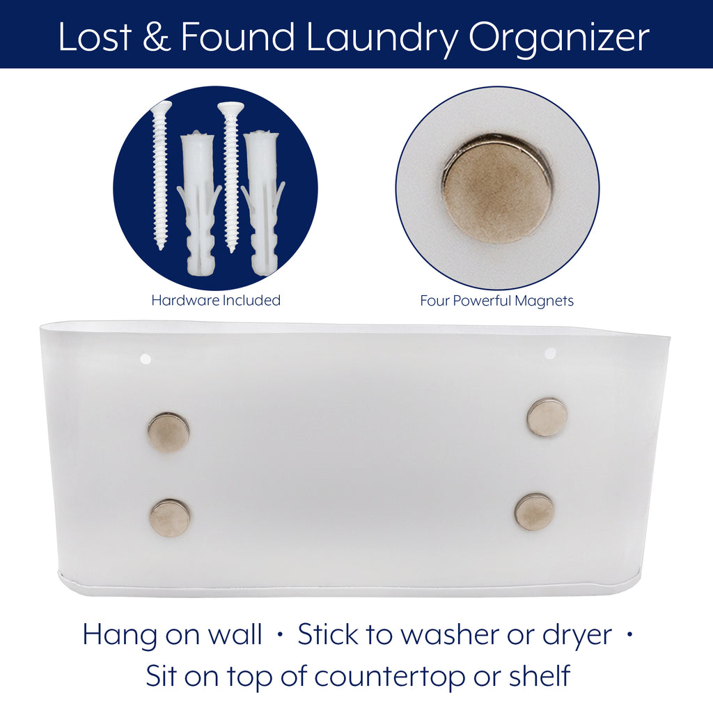 Laundry Lost and Found Pocket Treasures Holder (White, Case of 50) - 50X_SH_2232_CASE