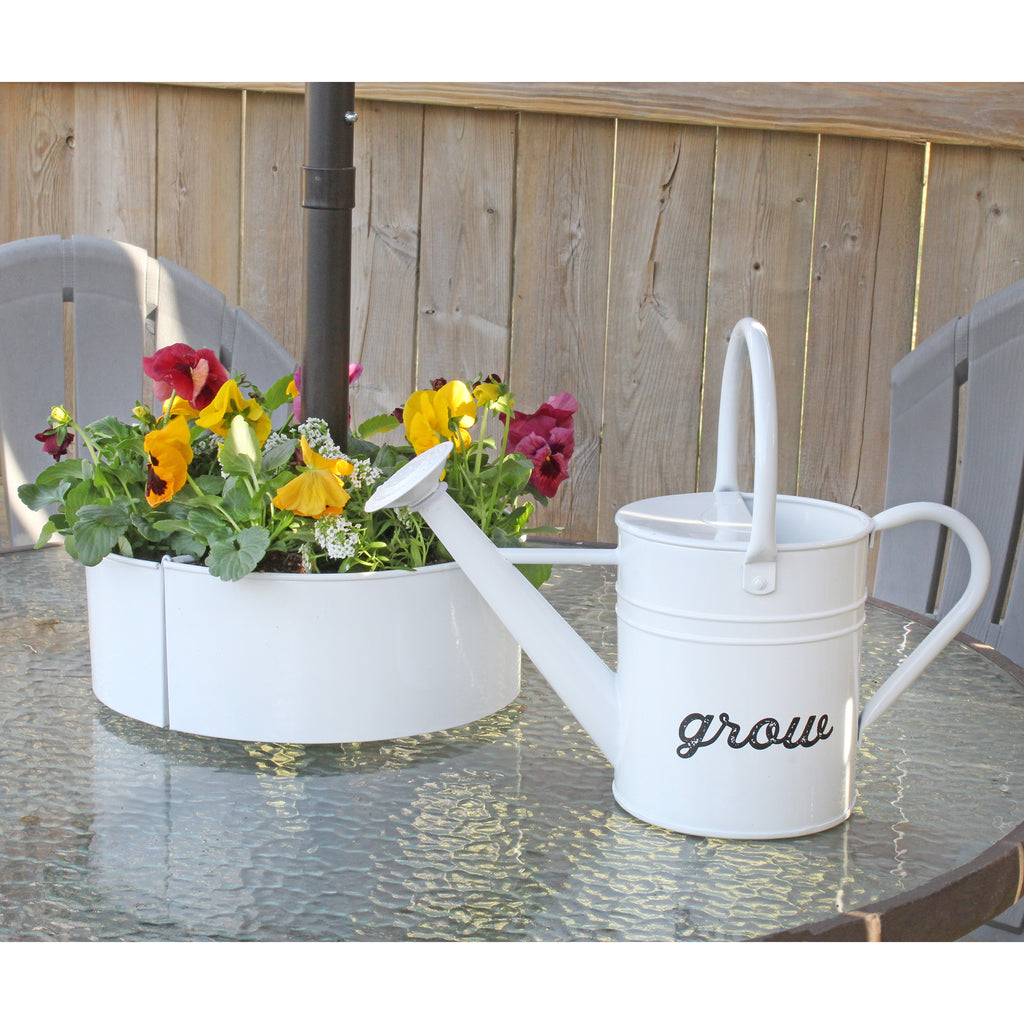 Farmhouse Enamel Watering Can (White, Case of 6) - 6X_SH_2238_CASE