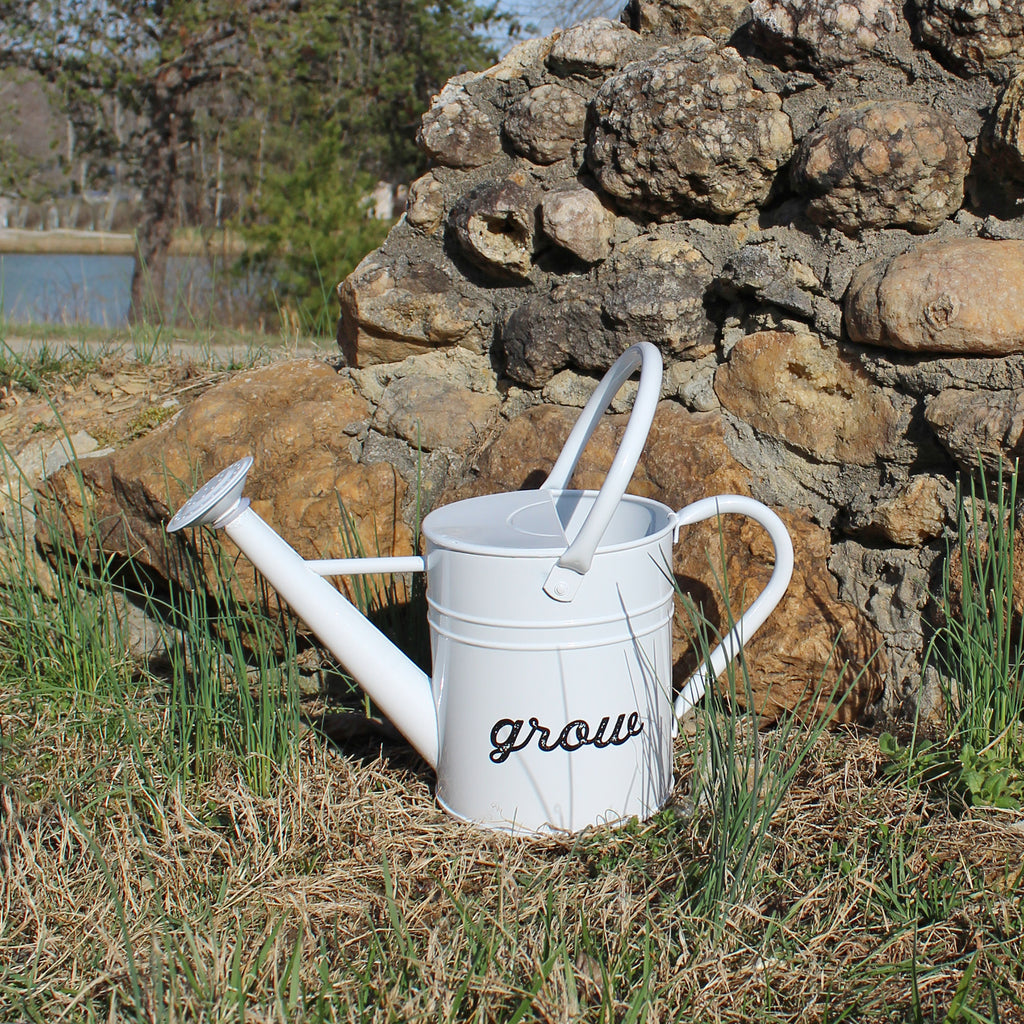 Farmhouse Enamel Watering Can (White, Case of 6) - 6X_SH_2238_CASE