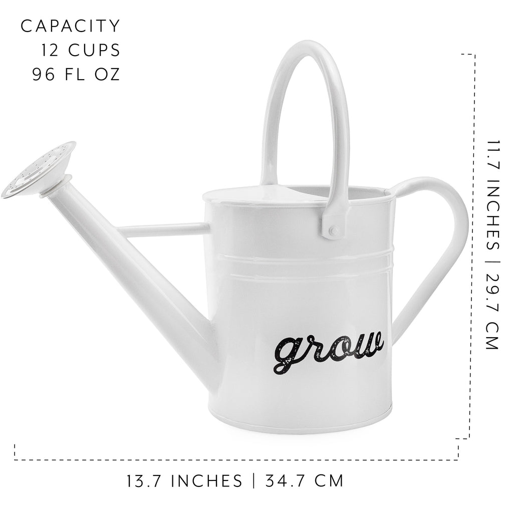 Farmhouse Enamel Watering Can (White, Case of 6) - 6X_SH_2238_CASE