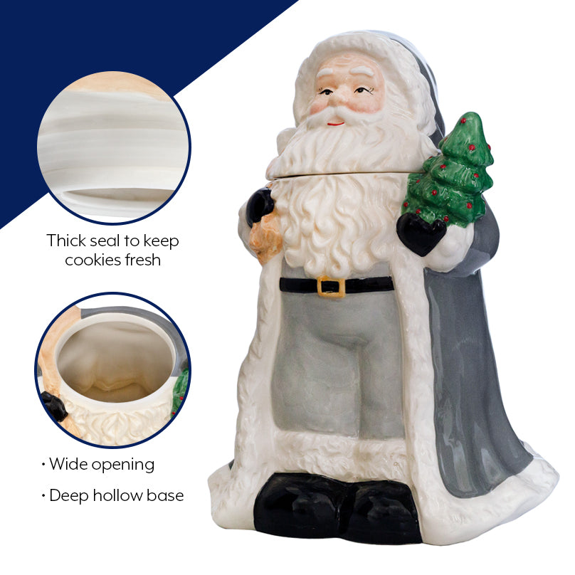 Santa Christmas Cookie Jar (Case of 4) - 4X_SH_2276_CASE