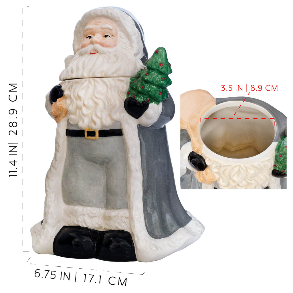 Santa Christmas Cookie Jar (Case of 4) - 4X_SH_2276_CASE