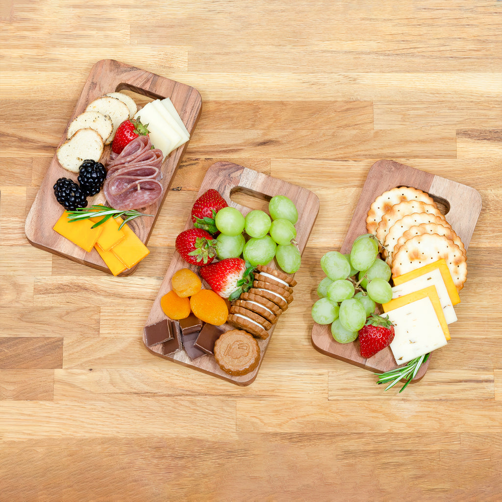 Mini Wood Charcuterie Boards (Set of 3) - sh2240ah1