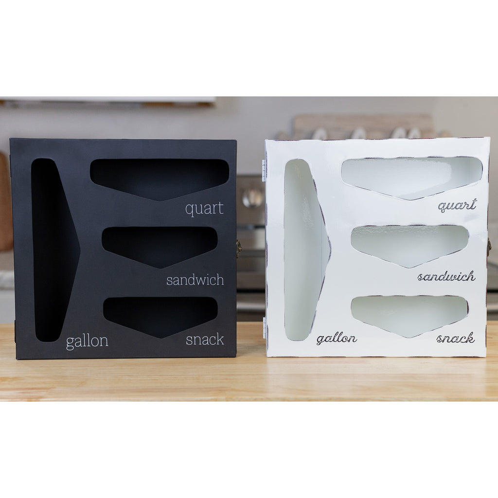 Enamelware Kitchen Bag Organizer - VarZiploc