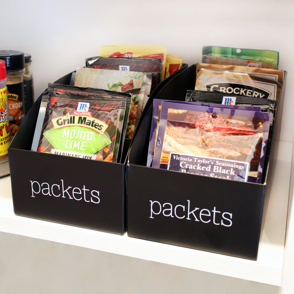 Enamelware Food Packet Organizers (2-Pack) - VarPackets