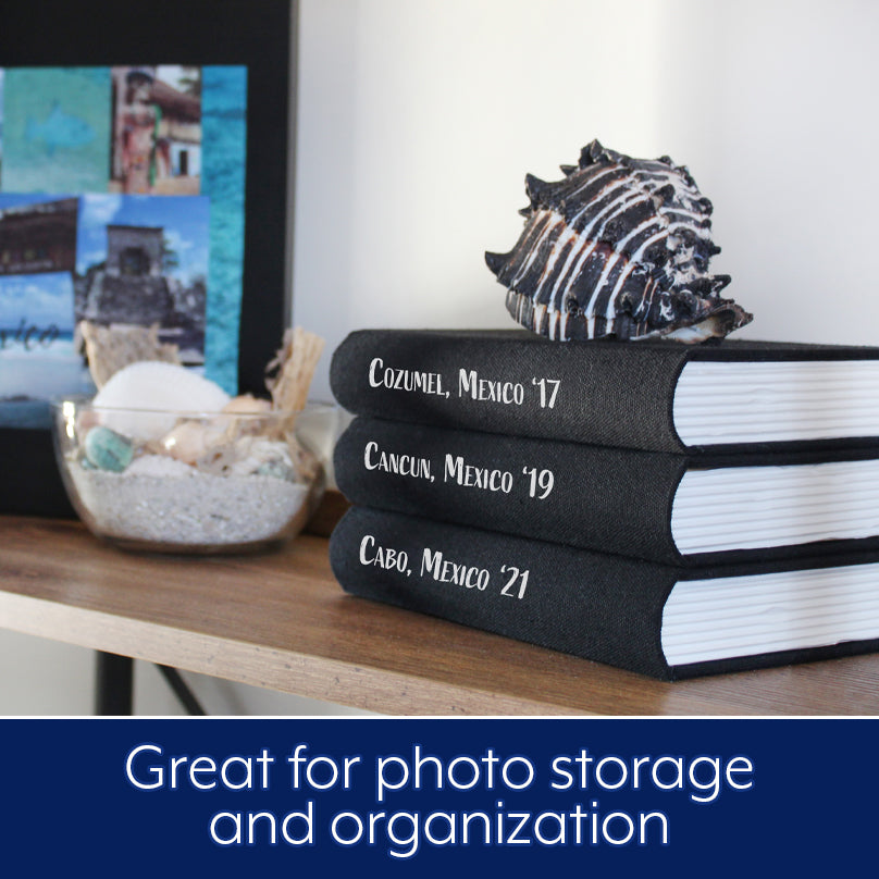 Faux Book Stack (Black, Case of 4 Sets) - 4X_SH_2270_CASE