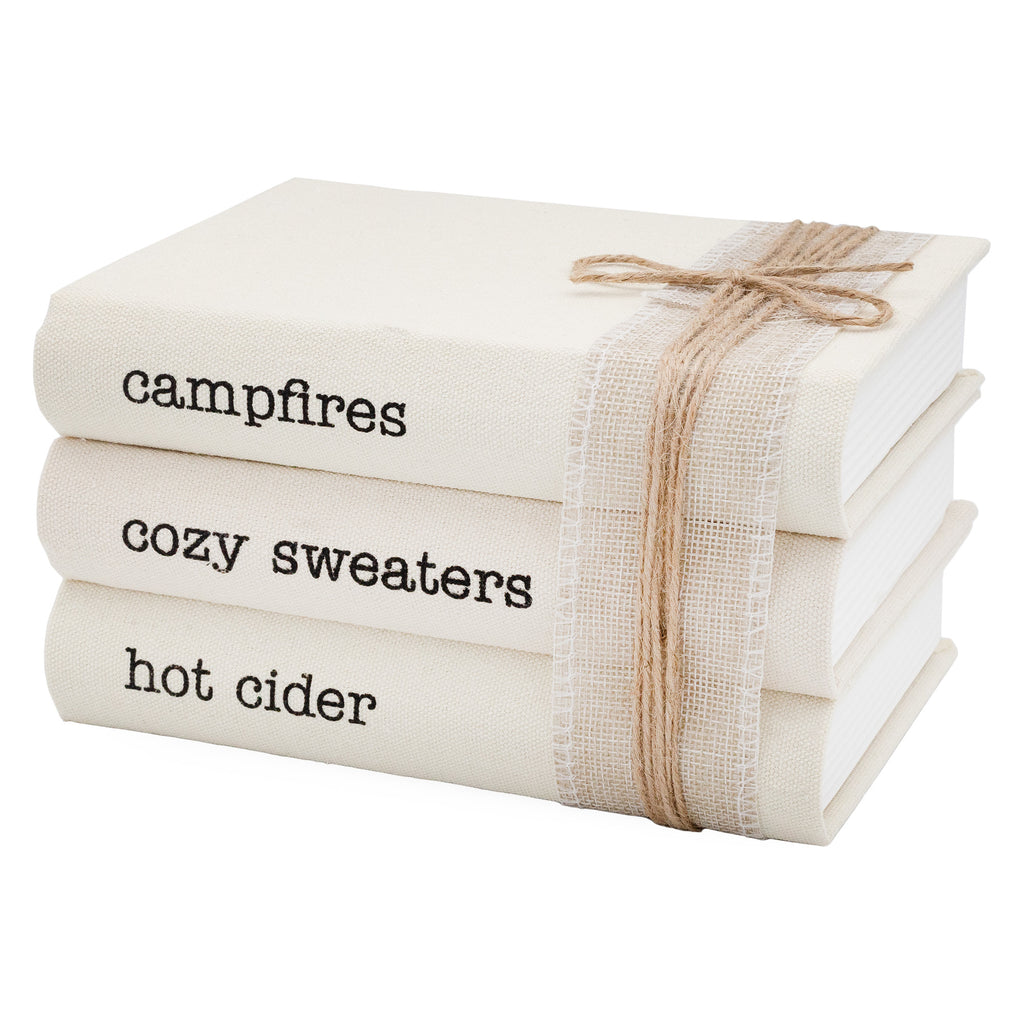 Fall Theme Faux Book Stack (Case of 4 Sets) - 4X_SH_2274_CASE