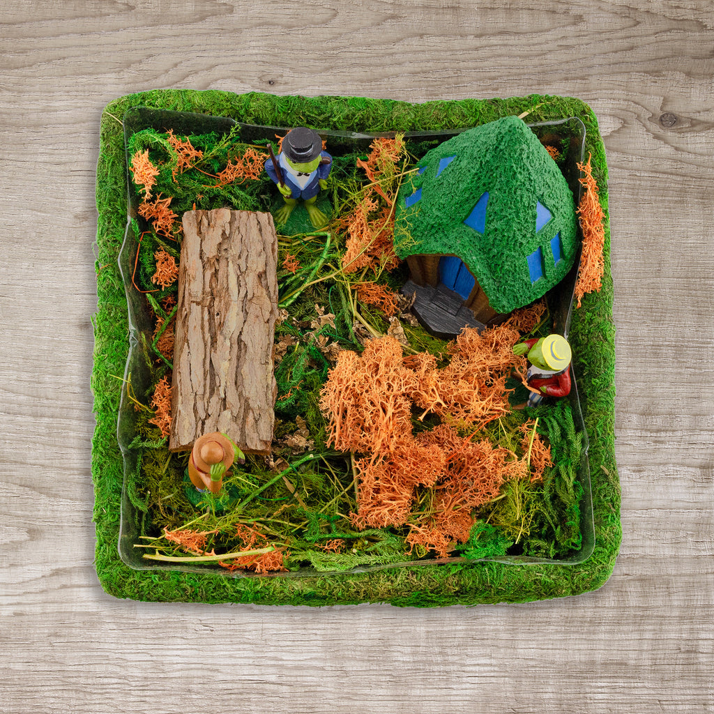 Square Fairy Garden Display - sh2305es1