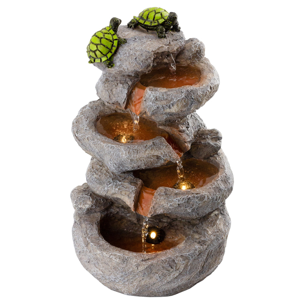 Turtle Tabletop Fountain (Case of 4) - 4X_SH_2312_CASE