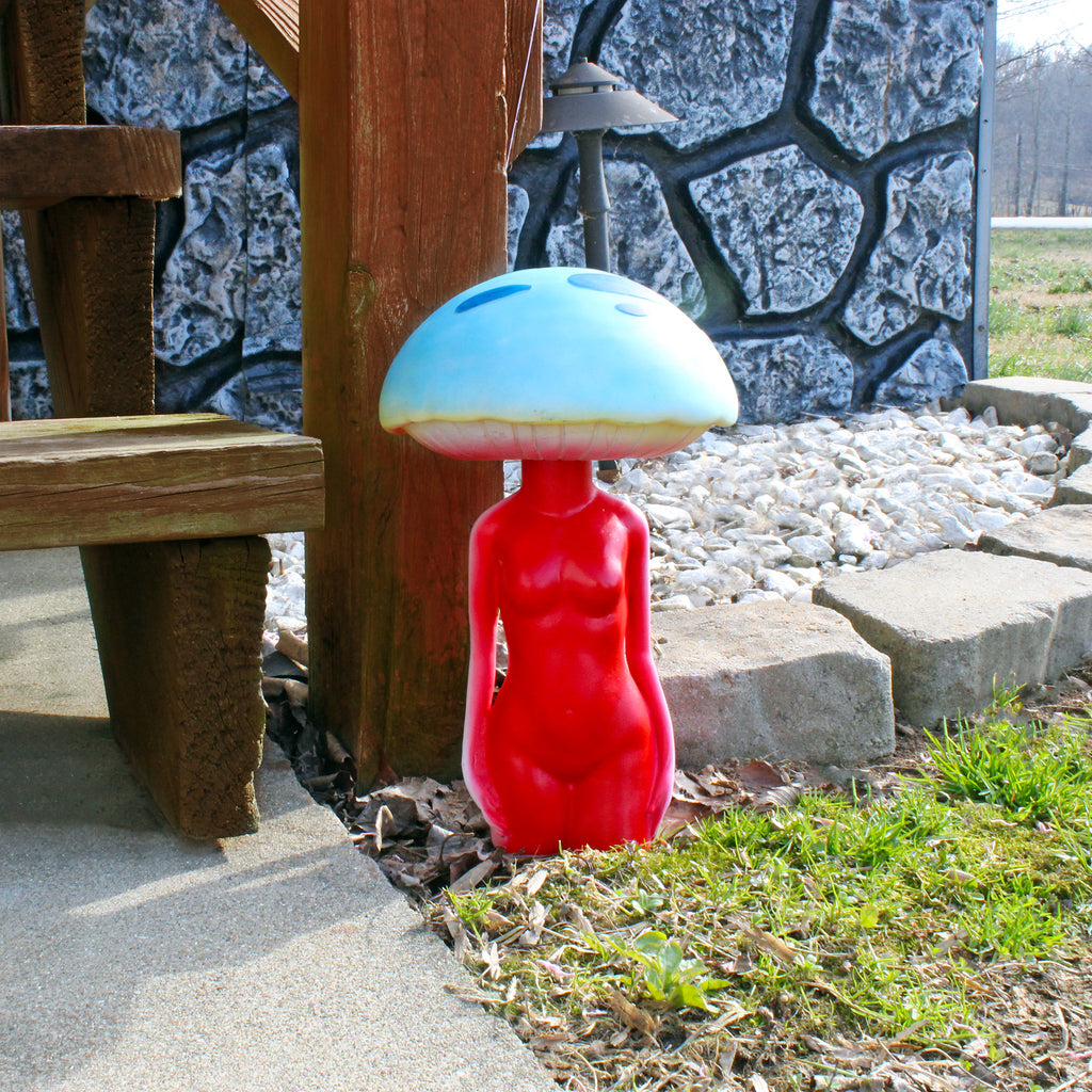 Mushroom Lady Solar Statue (Case of 4) - 4X_SH_2314_CASE