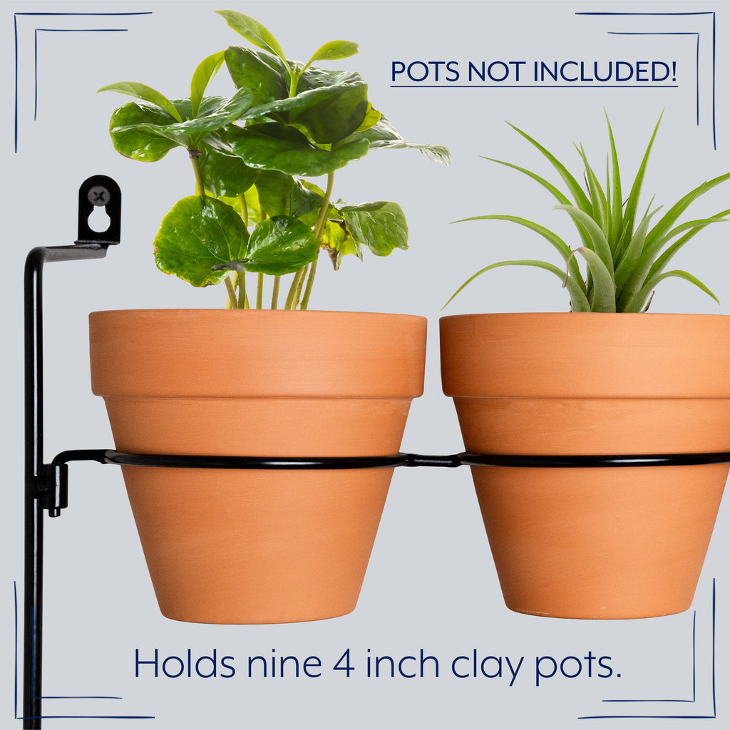 Mini Flower Pot Hanging Rack (Holds 4-Inch Pots) - sh2333ah1