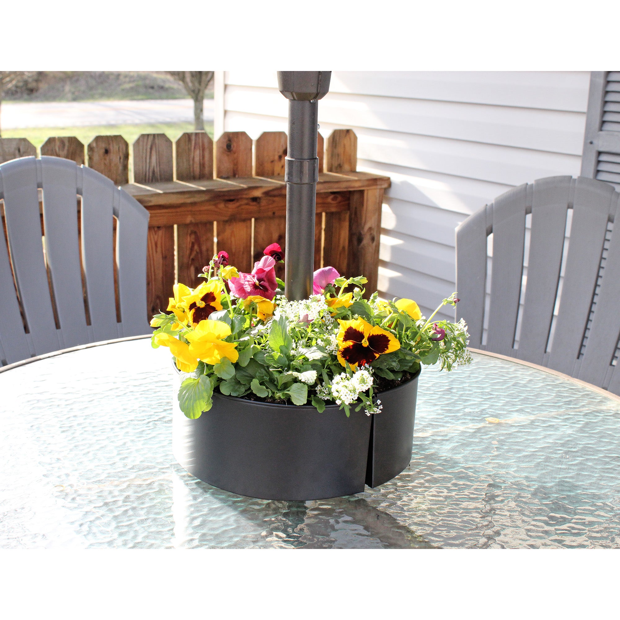 Umbrella Planter for Patio Table with Umbrella Hole