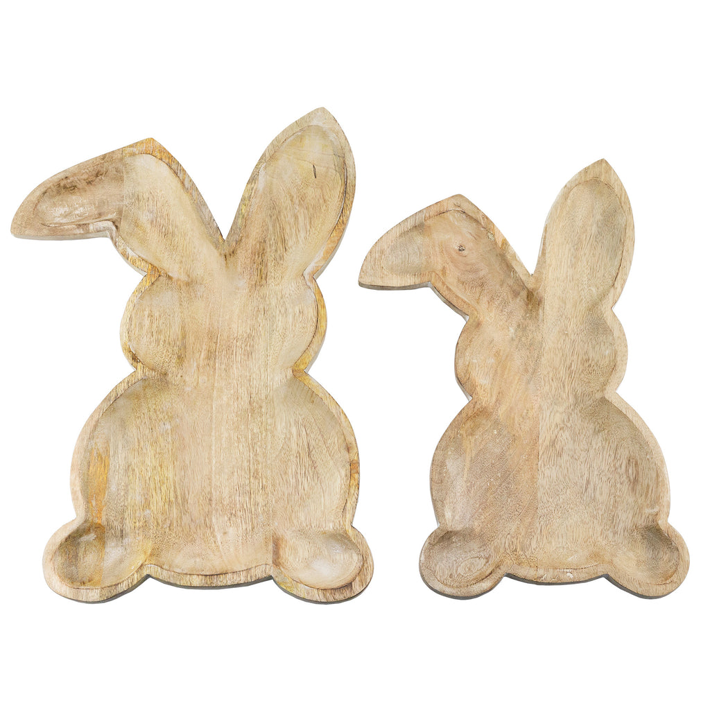 Farmhouse Bunny Serving Trays (Nested Set of 2, Case of 6) - 6X_SH_2348_CASE