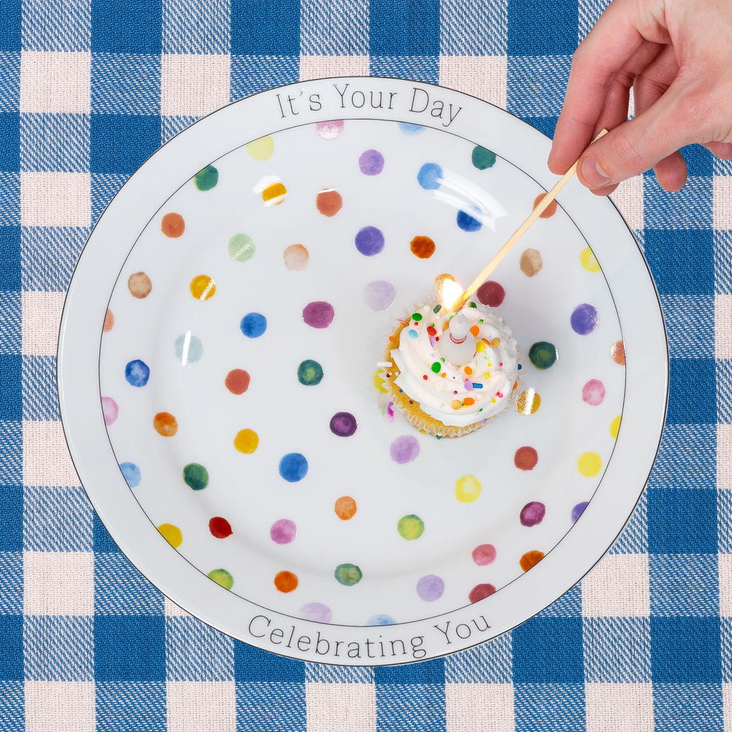 Decorative Birthday Plate, Special Occasion It’s Your Day Ceramic Gift Plate - sh2373dar0