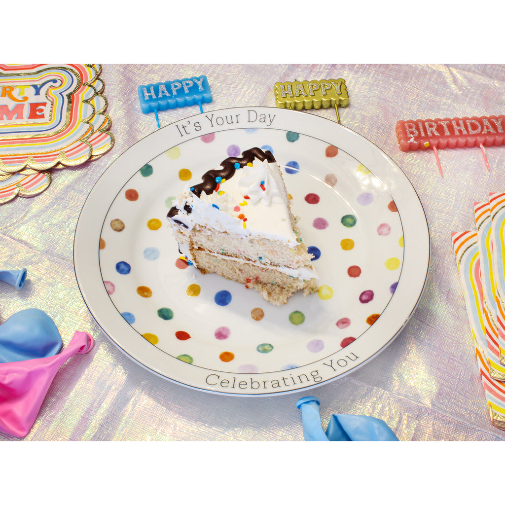 Decorative Birthday Plate, Special Occasion It’s Your Day Ceramic Gift Plate - sh2373dar0