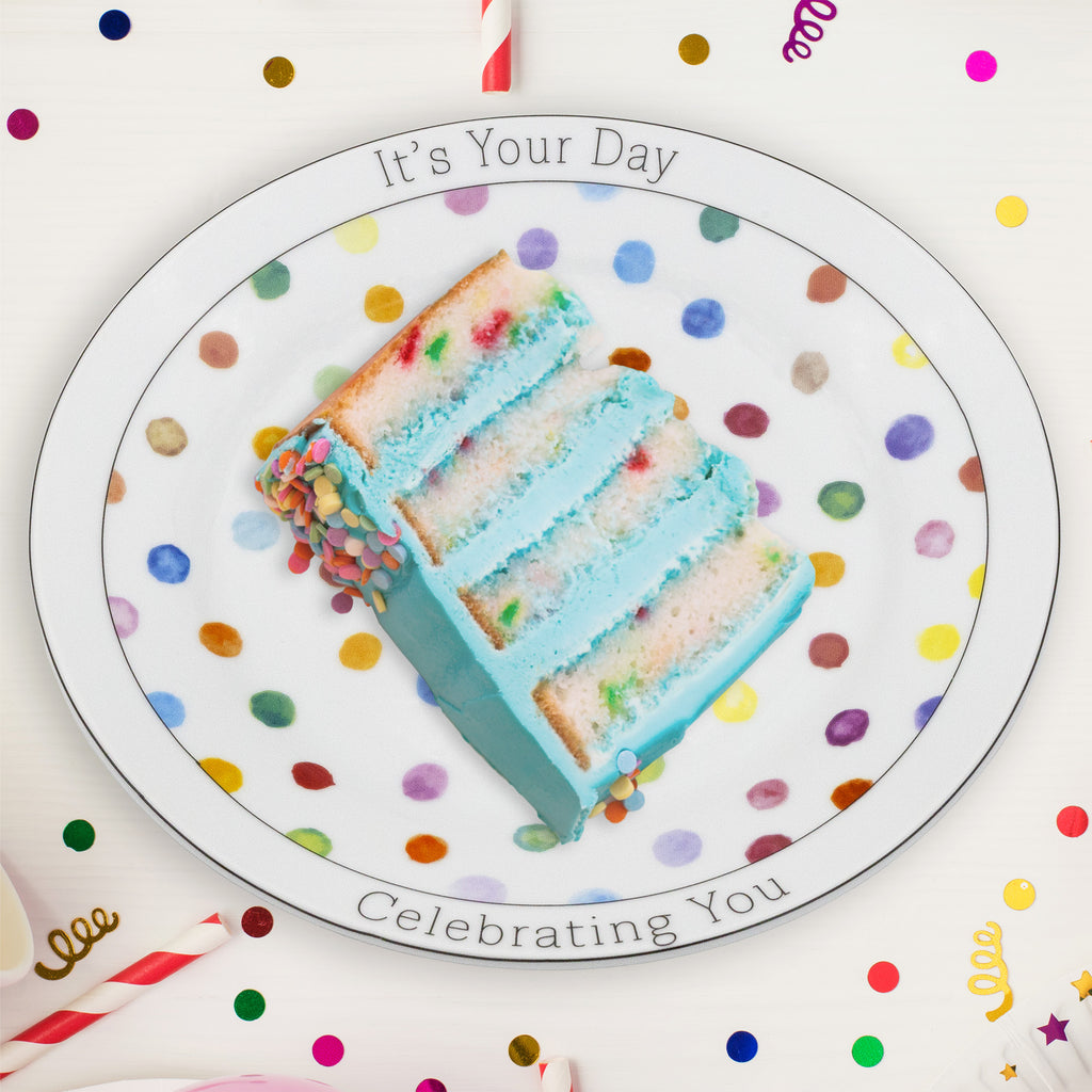 Decorative Birthday Plate, Special Occasion It’s Your Day Ceramic Gift Plate - sh2373dar0