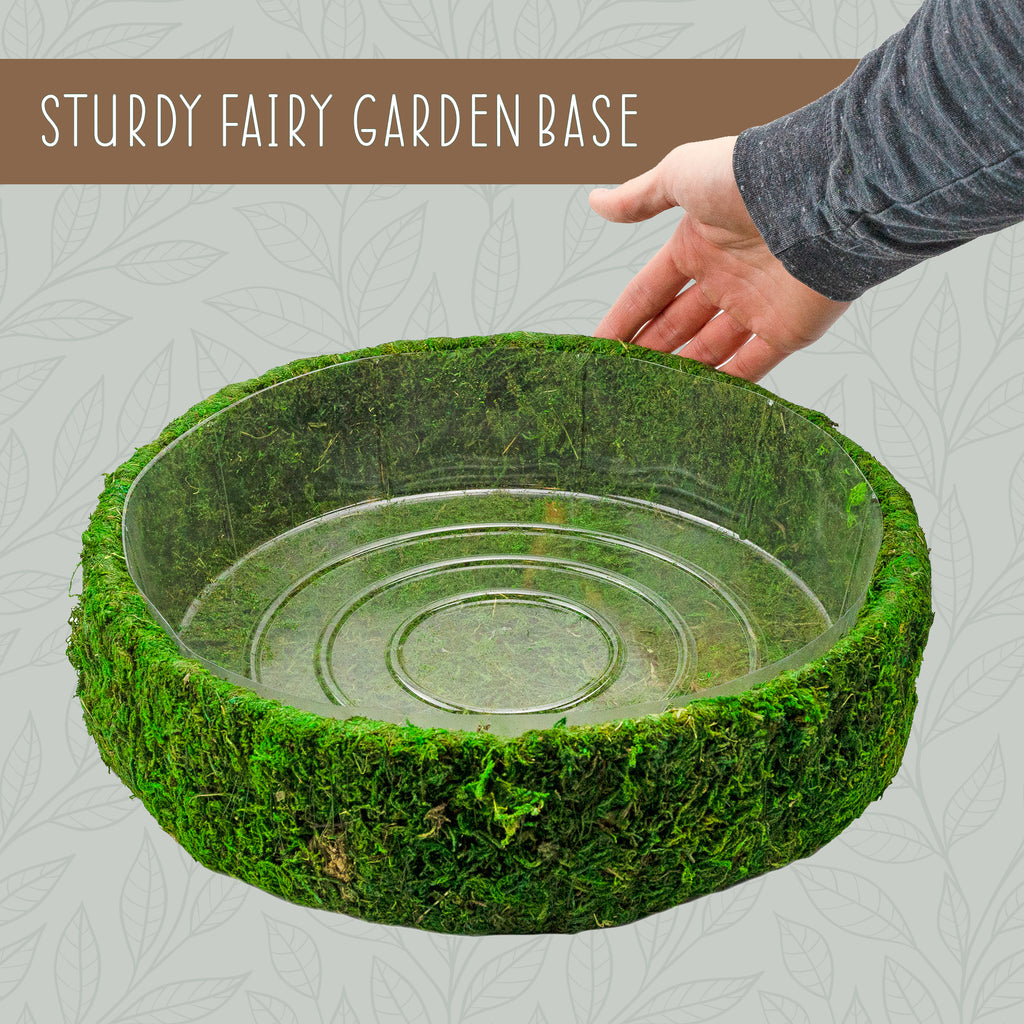 Round Fairy Garden Display - sh2369es1