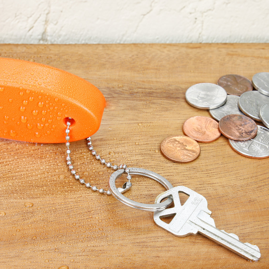 Orange Foam Floating Key Chain Key Floats (2 pack) - sh1127cb0Keychain