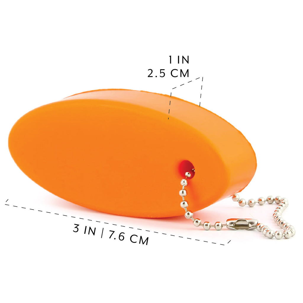 Orange Foam Floating Key Chain Key Floats (Case of 300) - SH_1127_CASE