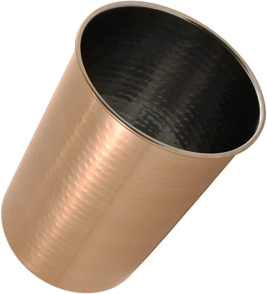Copper Coated Kitchen Utensil Holder / 7-Inch Tool Caddy (Case of 12) - 12X_SI-860102_CASE