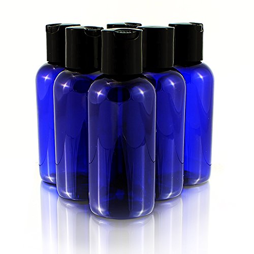 4oz Blue Plastic Squeeze Bottles w/ Disc Top Flip Cap (Case of 576) - 96X_SH_1414_CASE