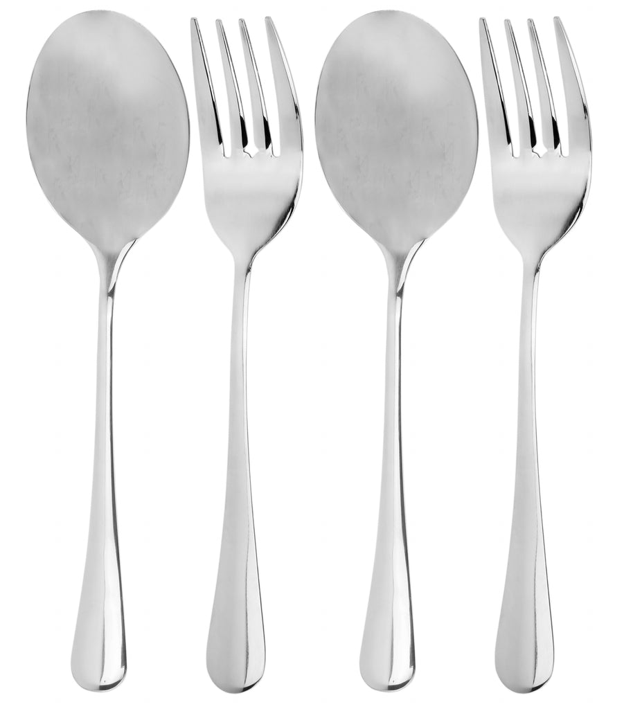 Serving Spoons & Large Serving Forks Set (4 pack, 2 Each) - sh1048cb0SpFrk