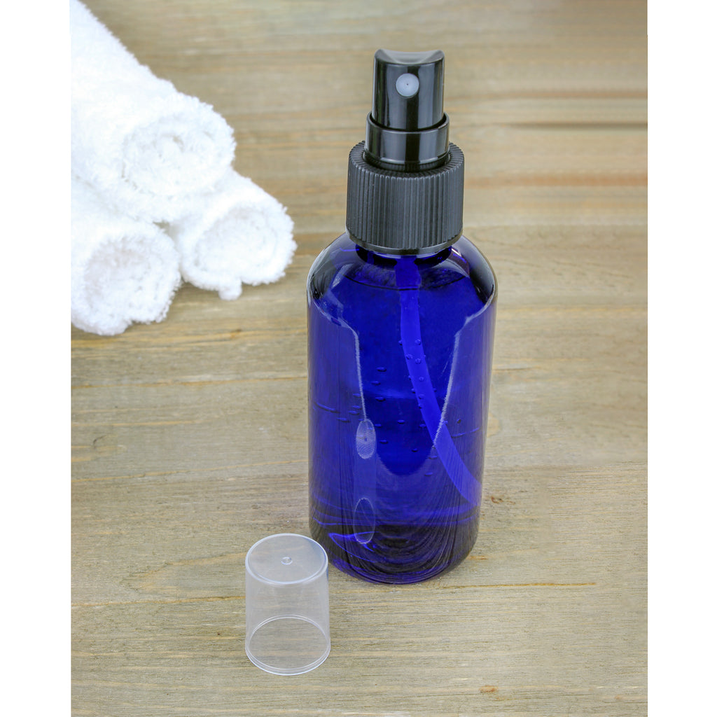 4oz Blue PLASTIC Fine Mist Spray Bottles (Case of 624) - 52X_SH_1418_CASE