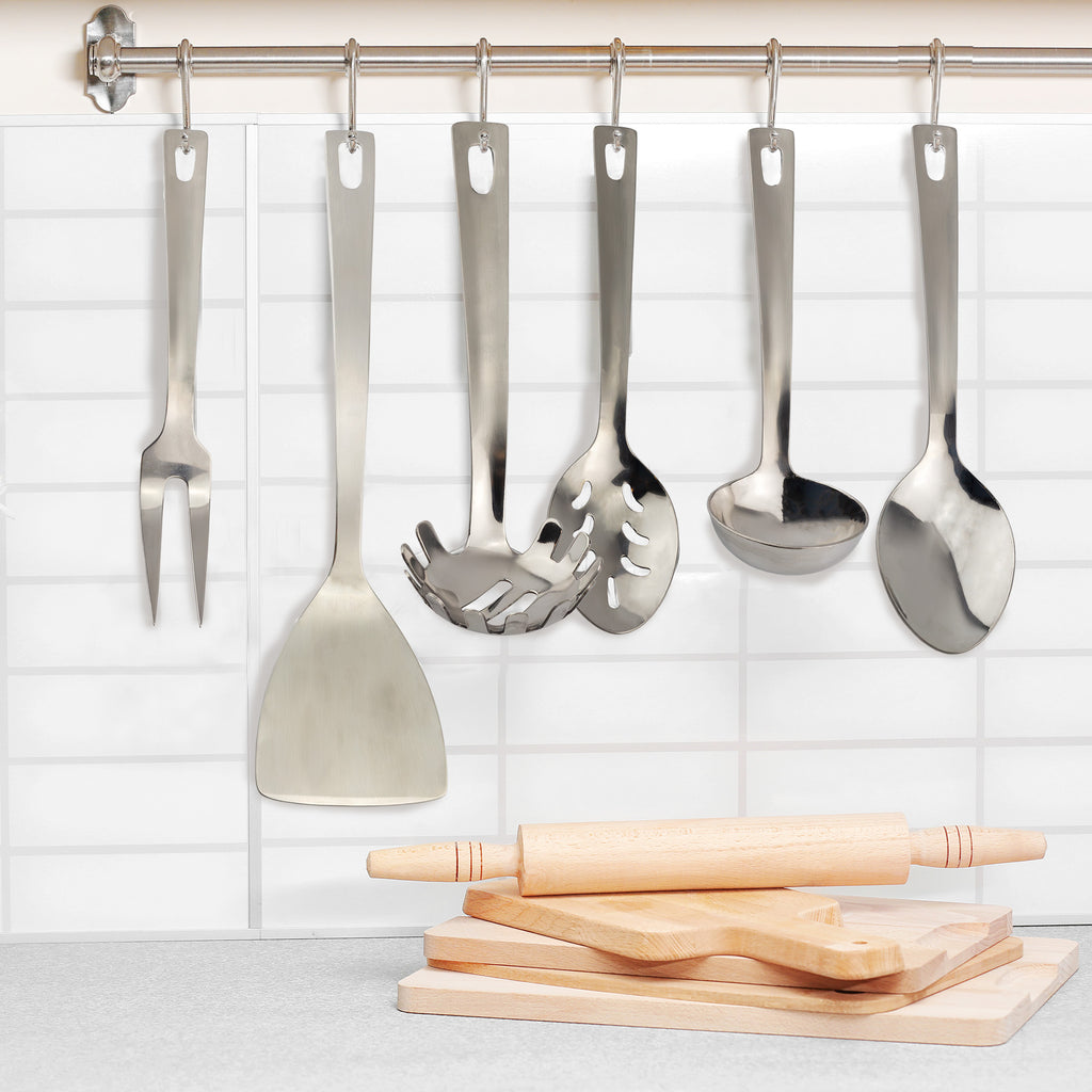 Complete Serving Spoon & Utensil Set (6-Piece Set) - VarServUtensil