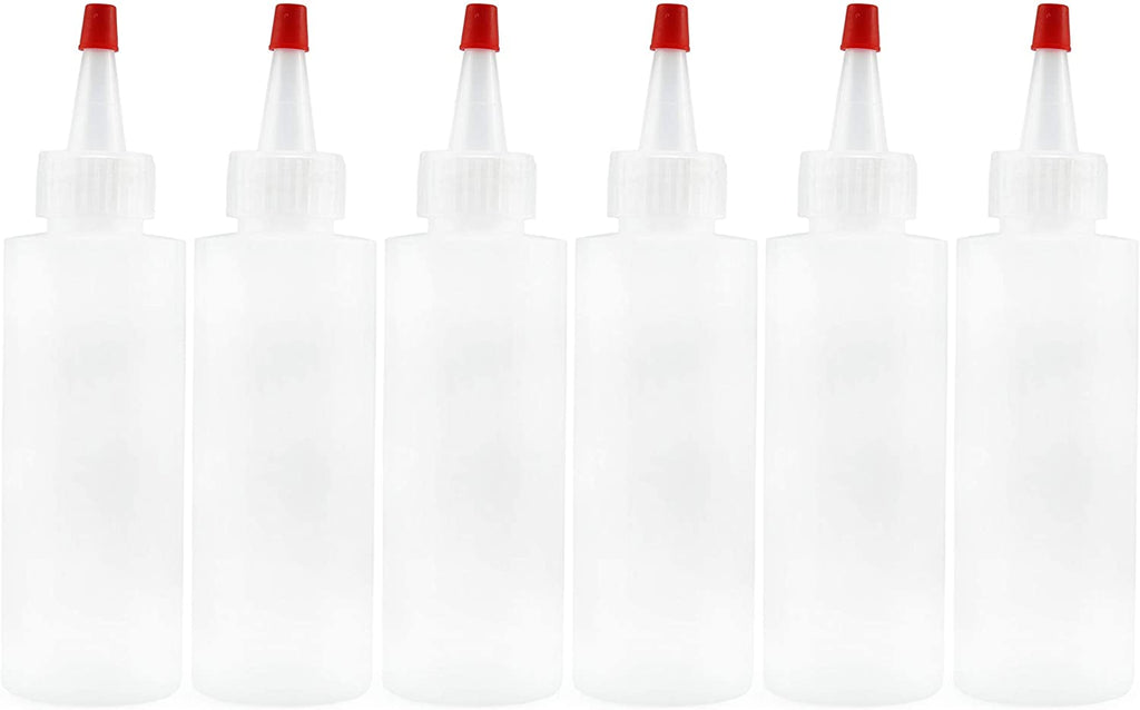 4oz HDPE Plastic Squeeze Bottles w/Yorker Tips (Case of 420) - 70X_SH_1327_CASE