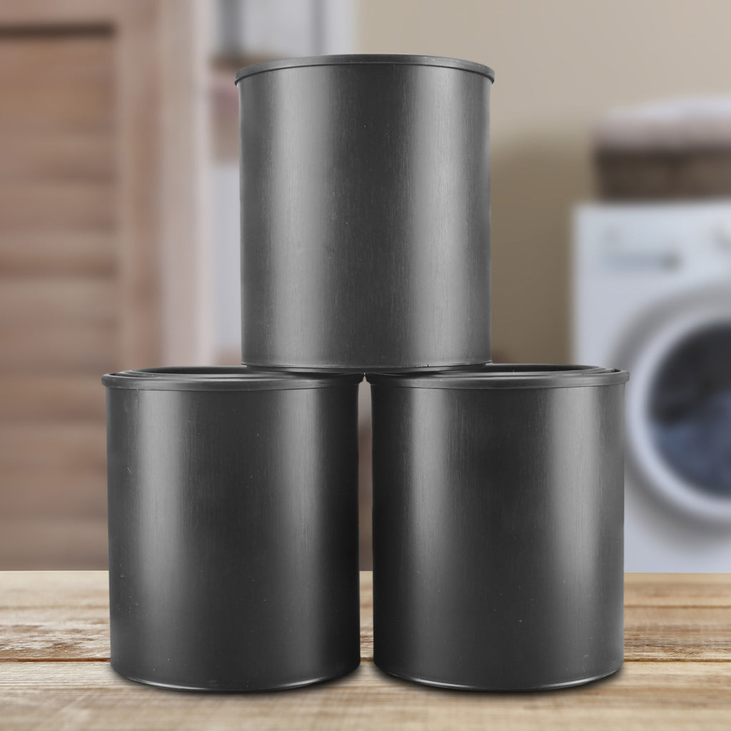 1 Quart Black Plastic Paint Cans (3pk) - XV-HR17-C9IP