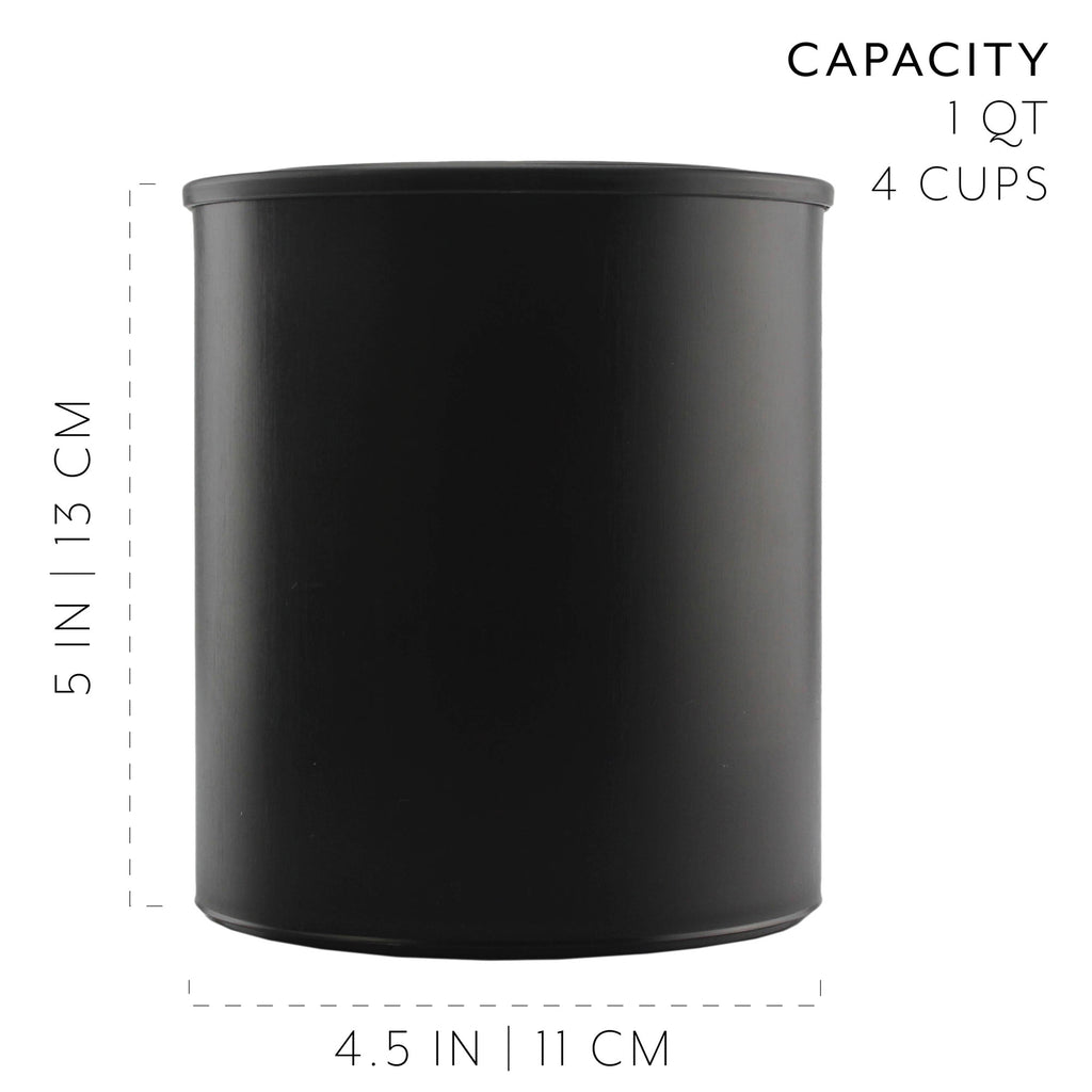 1 Quart Black Plastic Paint Cans (3pk) - XV-HR17-C9IP