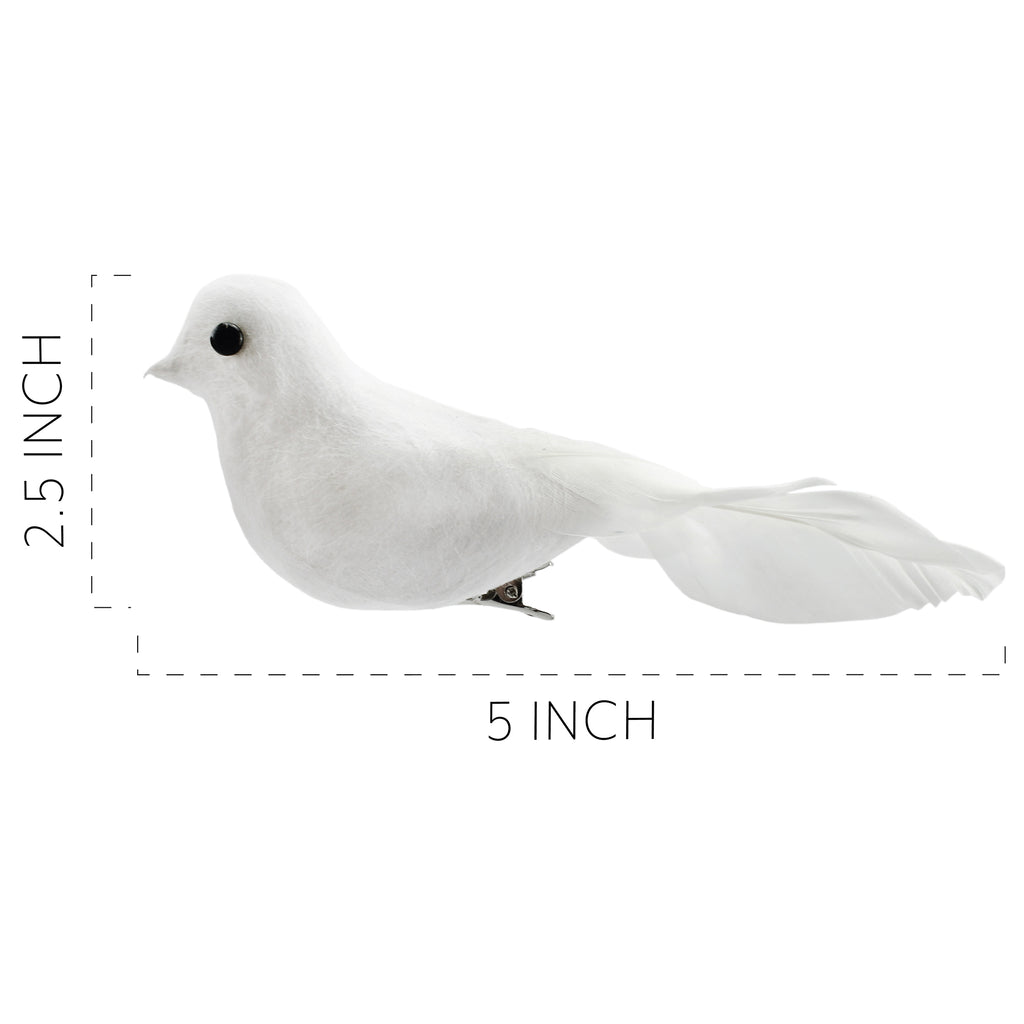 Artificial White Dove Ornaments (6-Pack) - a2659Acb0DOVE