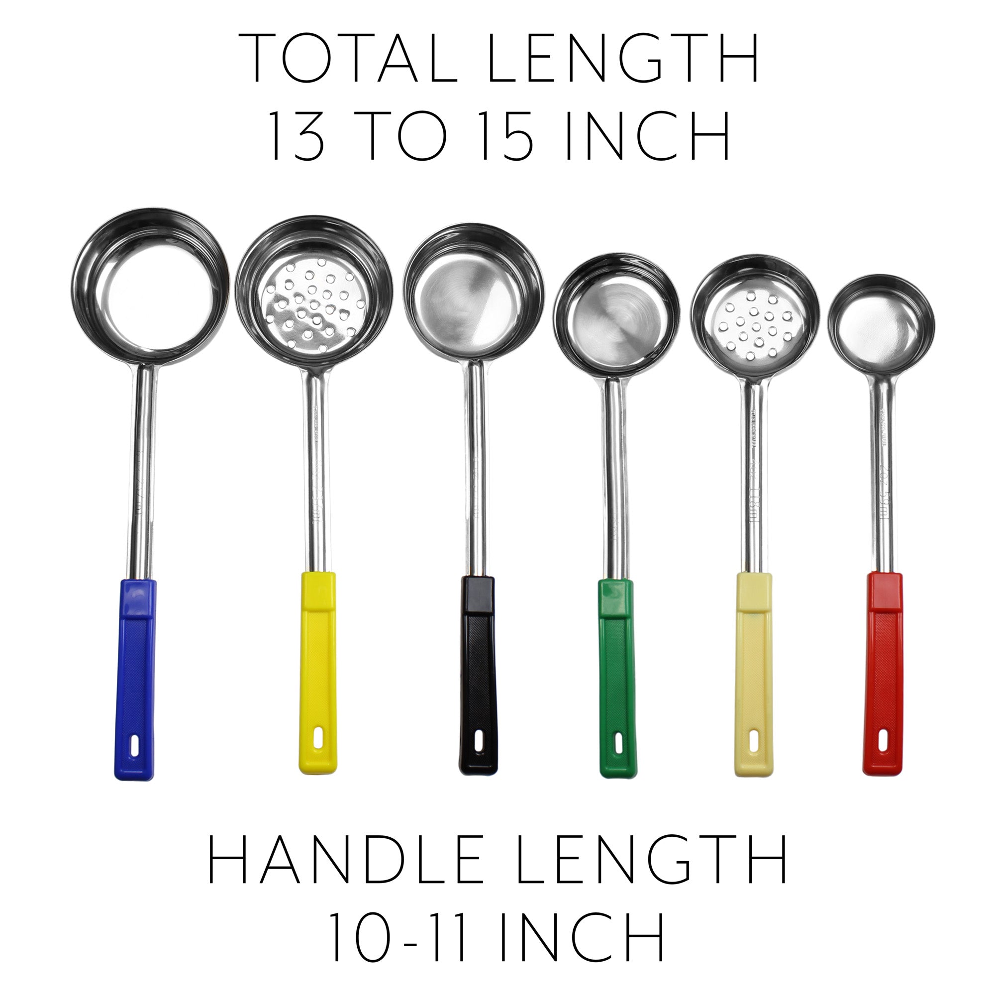 Portion Control Ladles Measuring Spoon Stainless Steel Soup Spoon