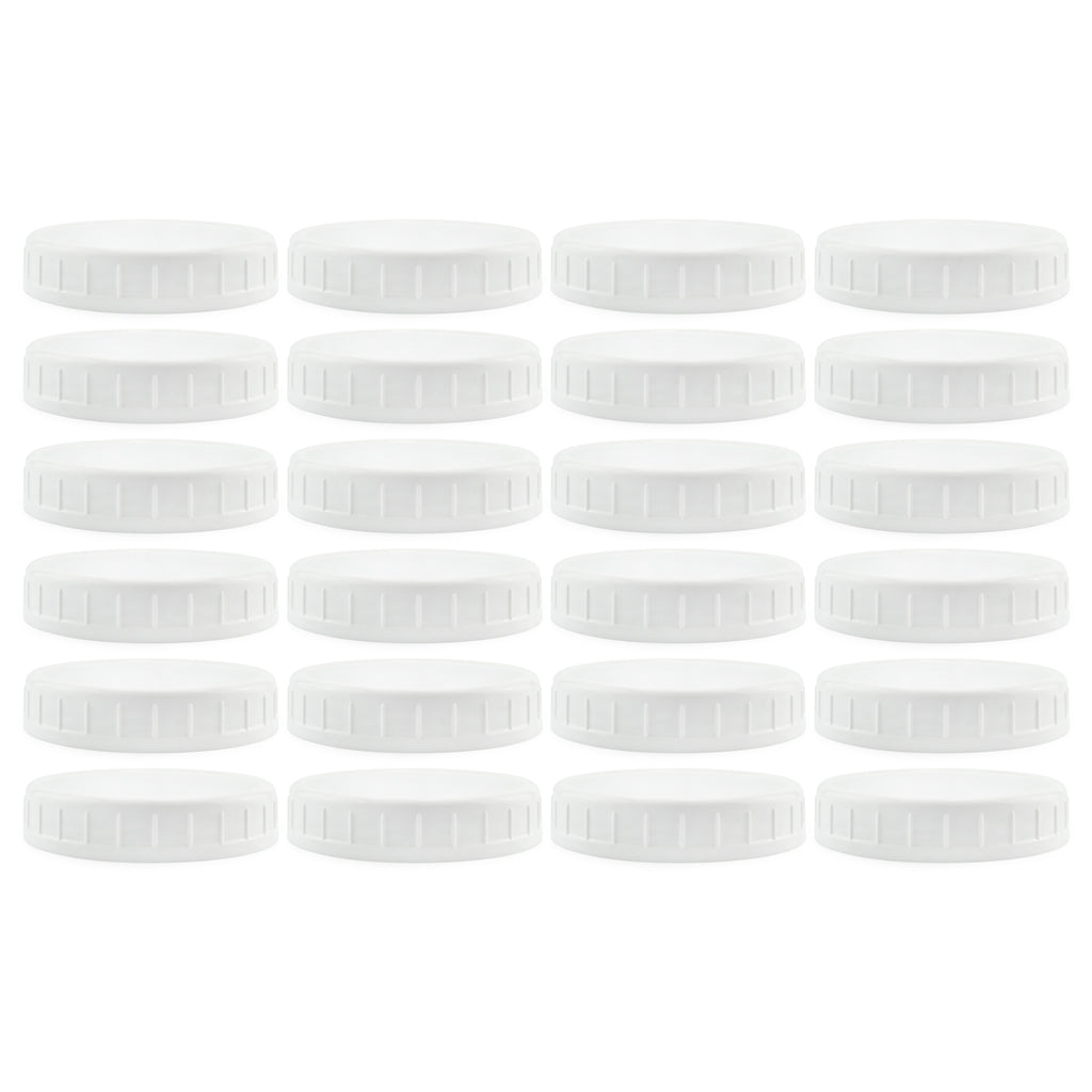 Wide Mouth Plastic Mason Jar Lids (Case of 720) - SH_1184_CASE
