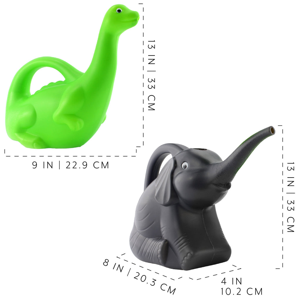 Elephant & Dinosaur Watering Cans (Combo Set of 2) - sh1626cb0ElDino