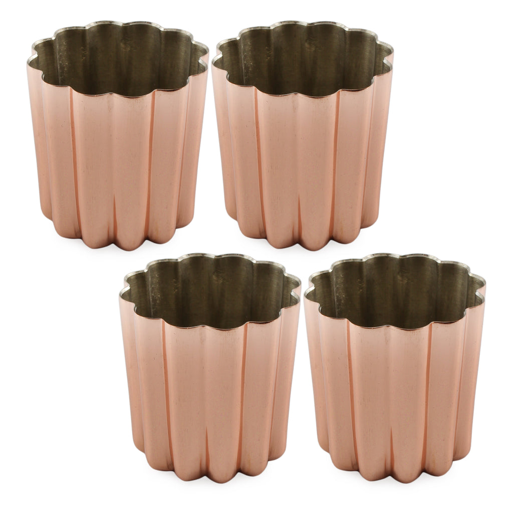 Copper Canelle Pastry Molds (Case of 96) - 96X_SIC-8501_CASE