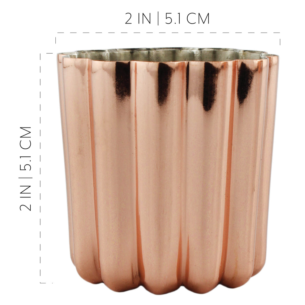 Copper Canelle Pastry Molds (Case of 96) - SIC-8501_CASE