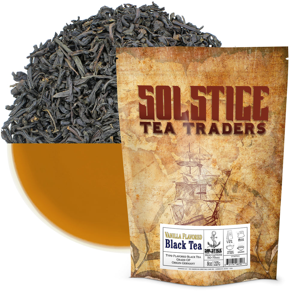 Loose Leaf Vanilla Black Tea (8oz Bulk Bag) - STTKit033