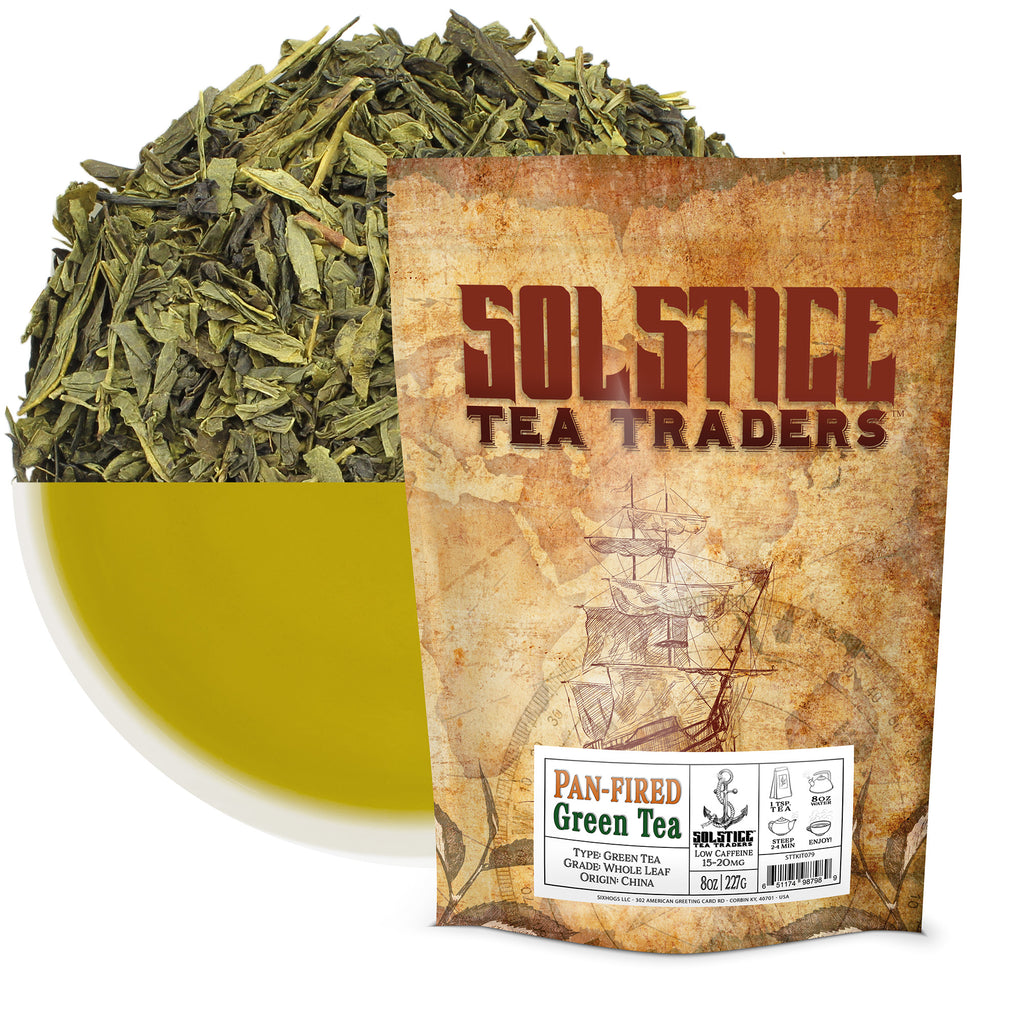 Pan-fired Green Tea Loose Leaf (8oz Bulk Bag) - STTKit079