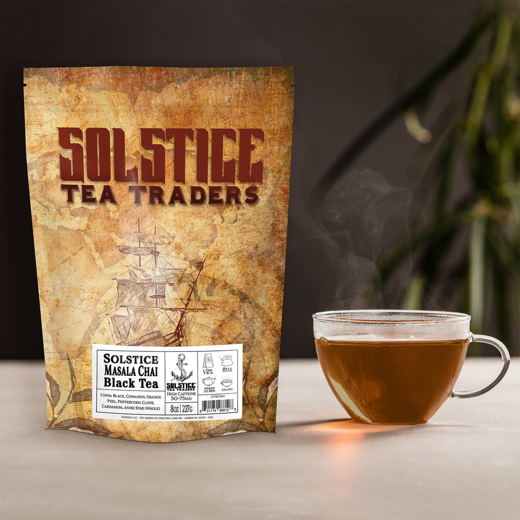 Loose Leaf Masala Chai Black Tea (8oz Bulk Bag) - STTKit044