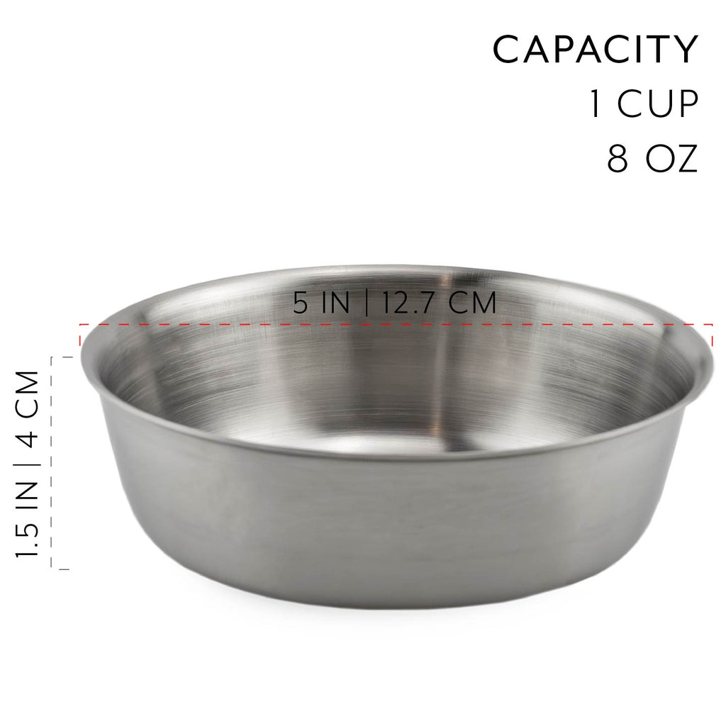 Heavy Duty Stainless Steel Bowls for Baby, Toddlers & Kids (4-Pack) - sh1253dar0mnw