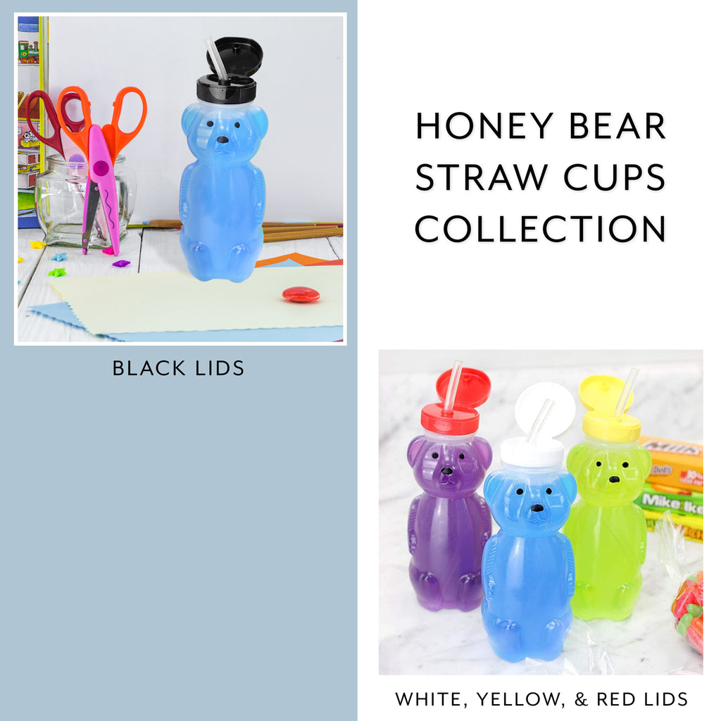 Honey Bear Straw Cups (Case of 189) - 63X_SH_1337_CASE