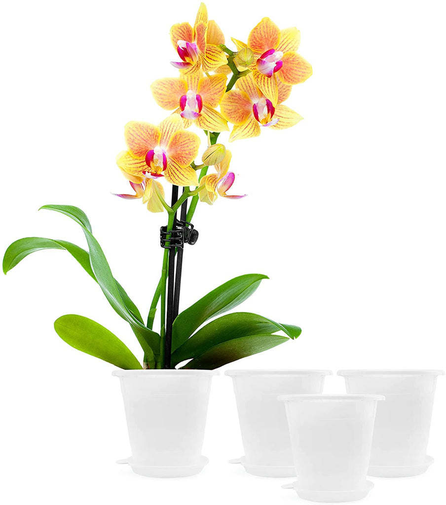 4.5 Inch Orchid Pot Sets (4-Pack) - sh1299dar0rchid