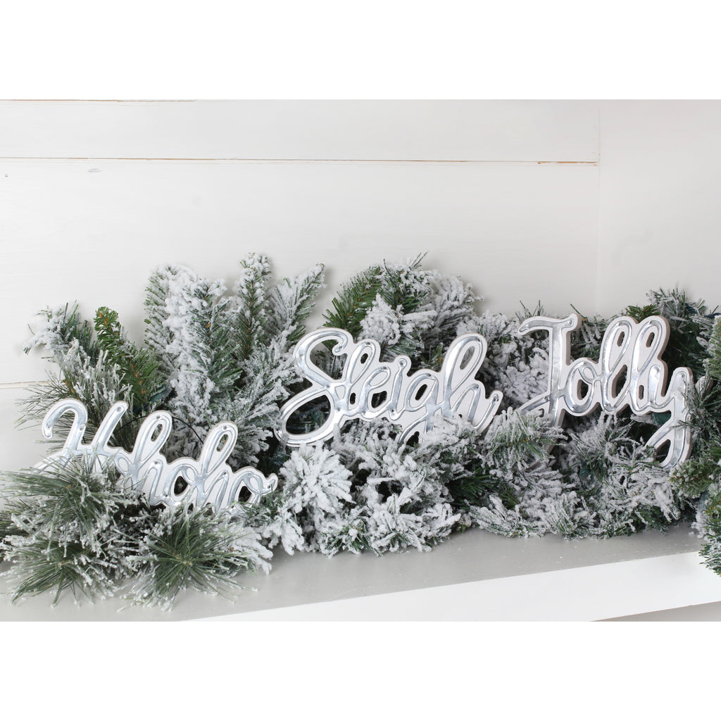 Large Farmhouse Christmas Word Art Ornaments (Case of 24 Sets) - 24X_SH_1287_CASE