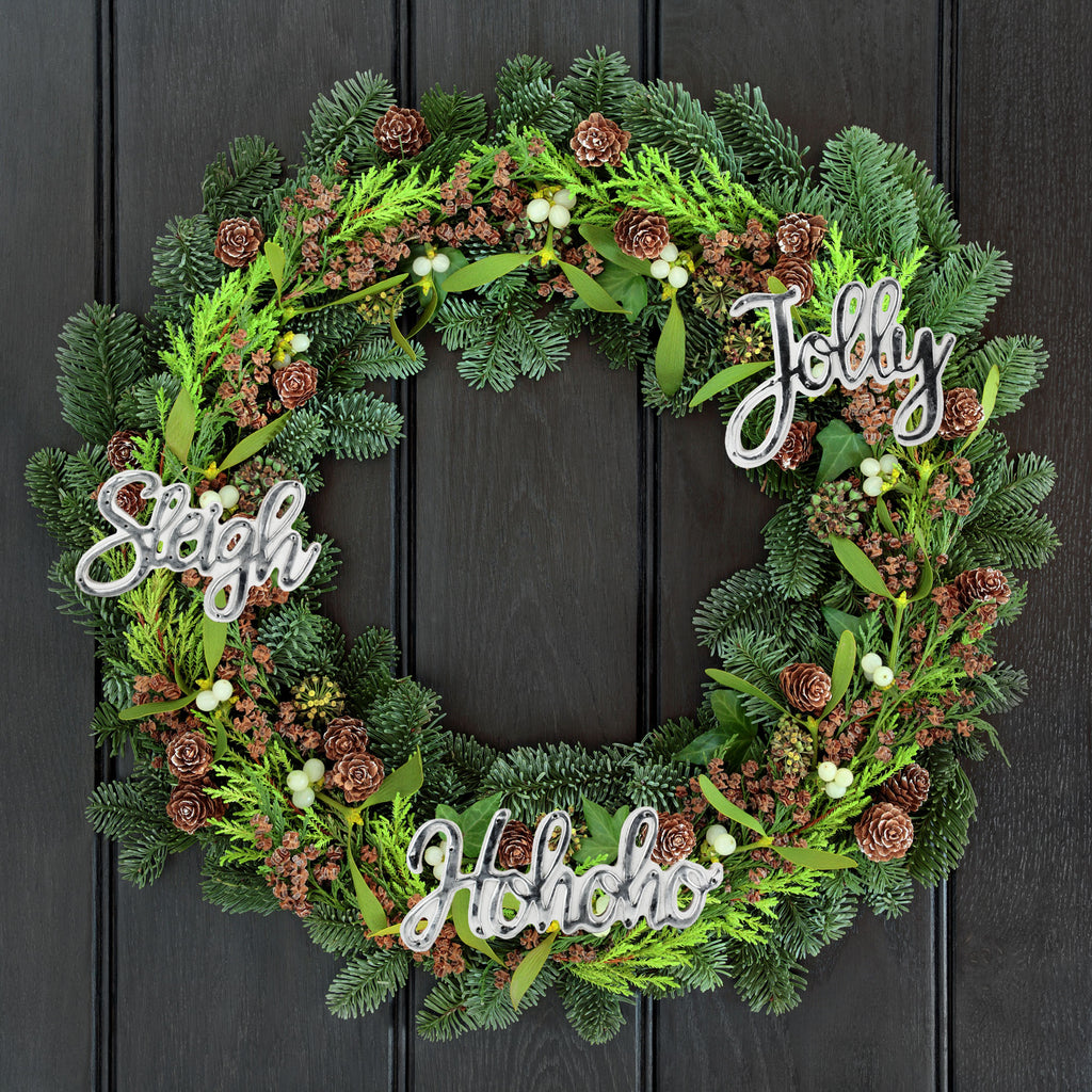 Large Farmhouse Christmas Word Art Ornaments (Case of 24 Sets) - 24X_SH_1287_CASE